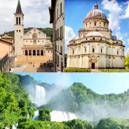 Spoleto, Terni e Todi